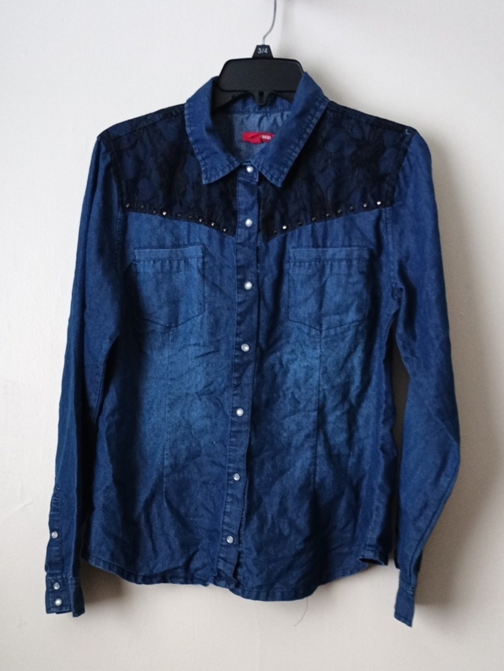 Bongo Chambray Shirt Size L Junior